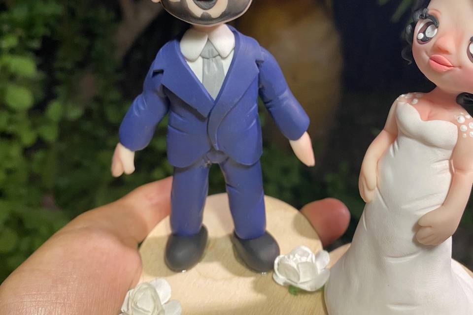 Cake topper caricature