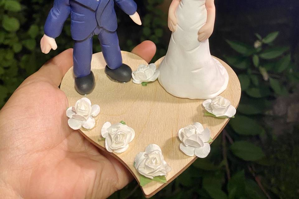 Cake topper caricature