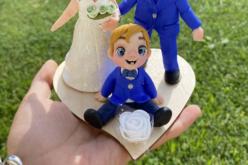 Cake topper family