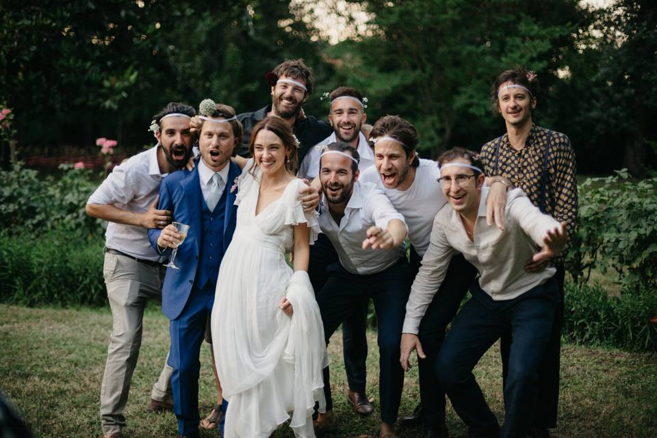 Foto invitati matrimonio