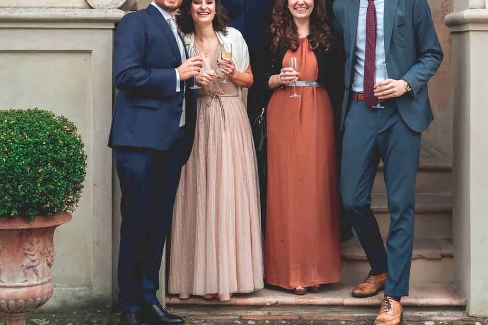 Foto gruppo matrimonio