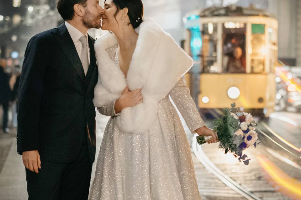 Foto matrimonio invernale