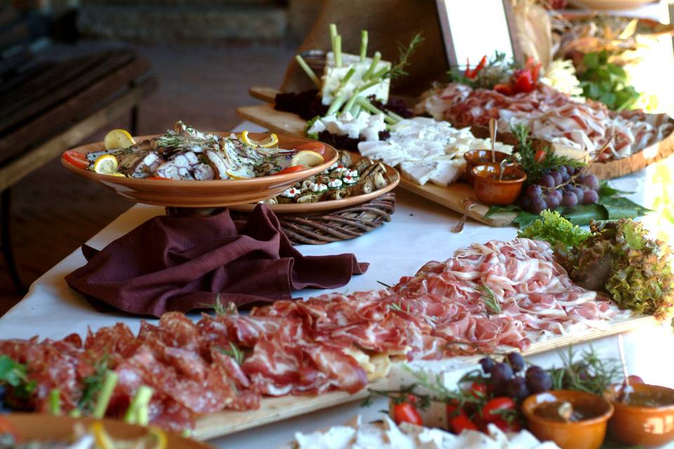 Buffet rustico