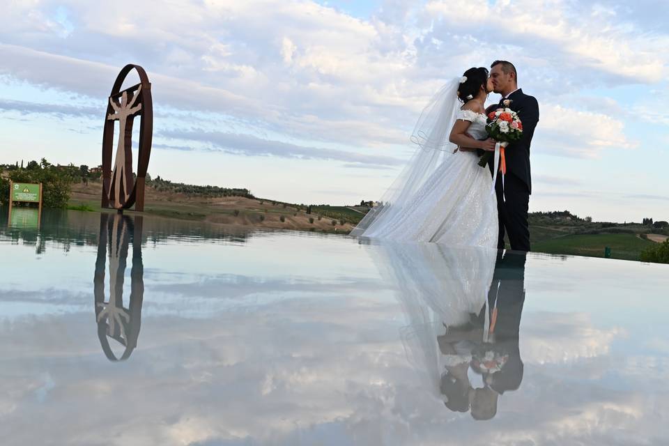 Specchiare cielo matrimonio