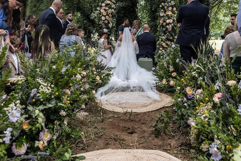 Celebrazione nel bosco