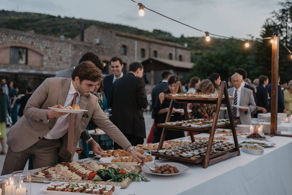 Buffet in Piscina