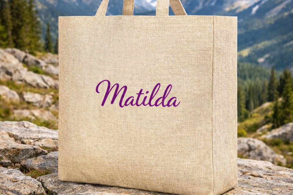 Borsa yuta idea bomboniera