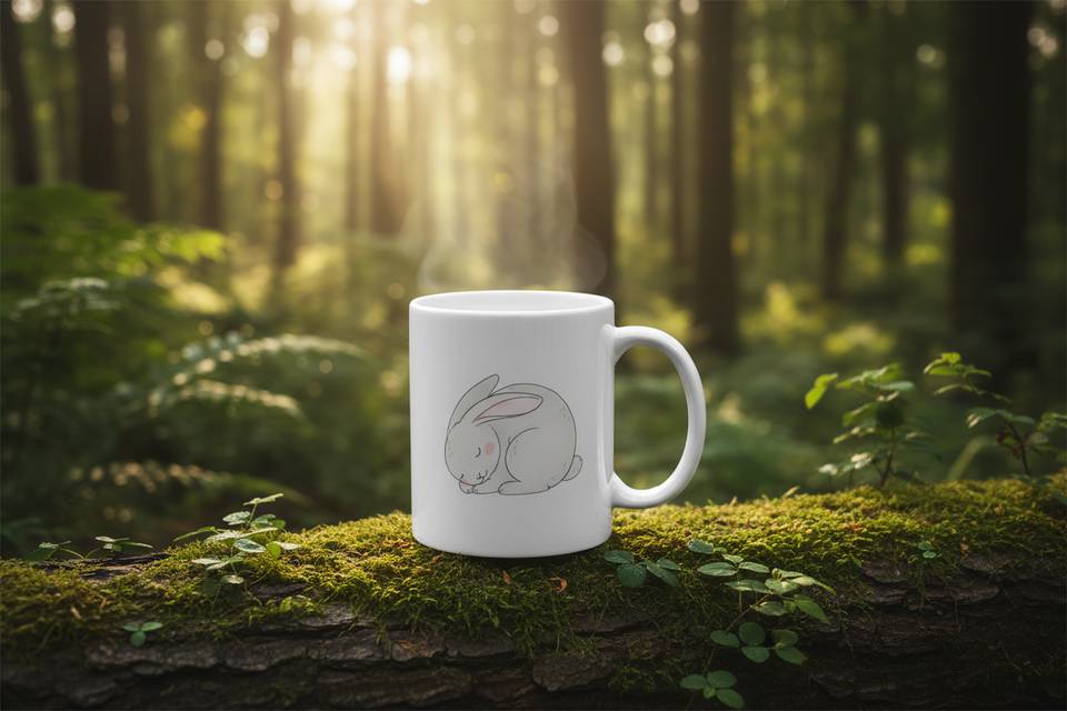 Tazza di ceramica opaca