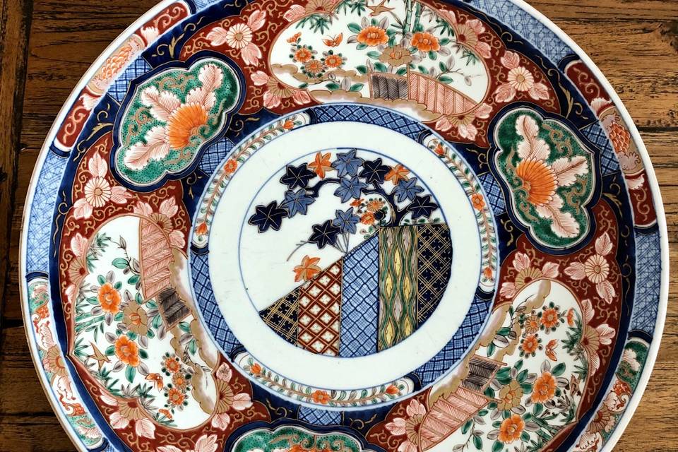 Piatto Imari giapponese ‘800