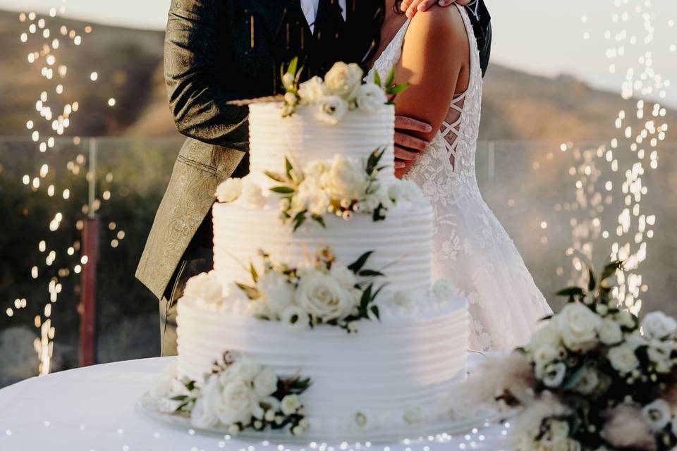 Il bacio prima del taglio tort