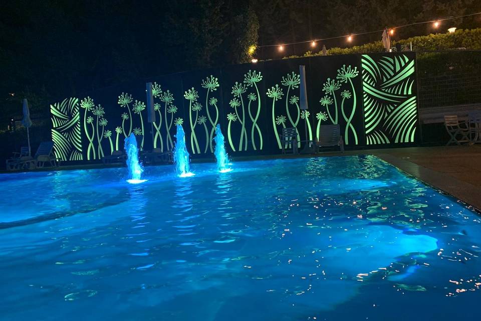 Piscina scenografica