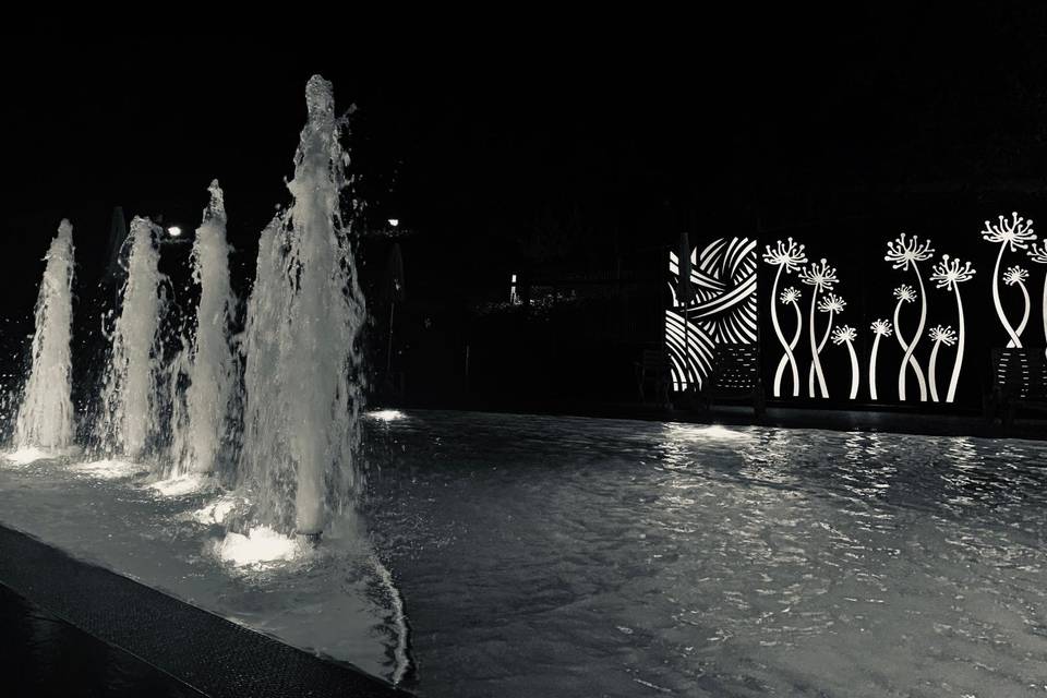 Piscina di notte