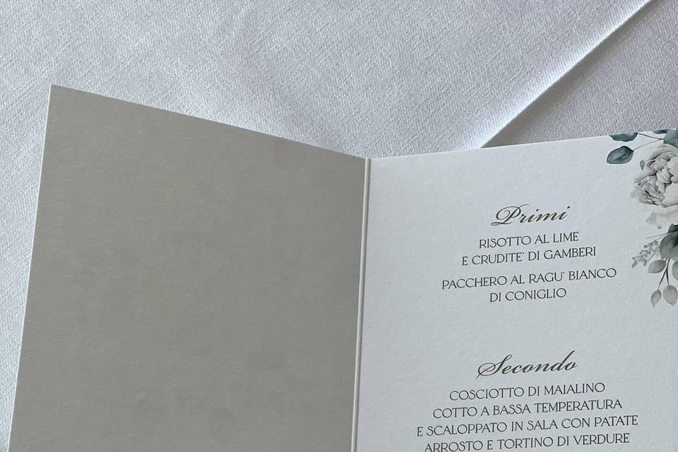 Menù in coordinato