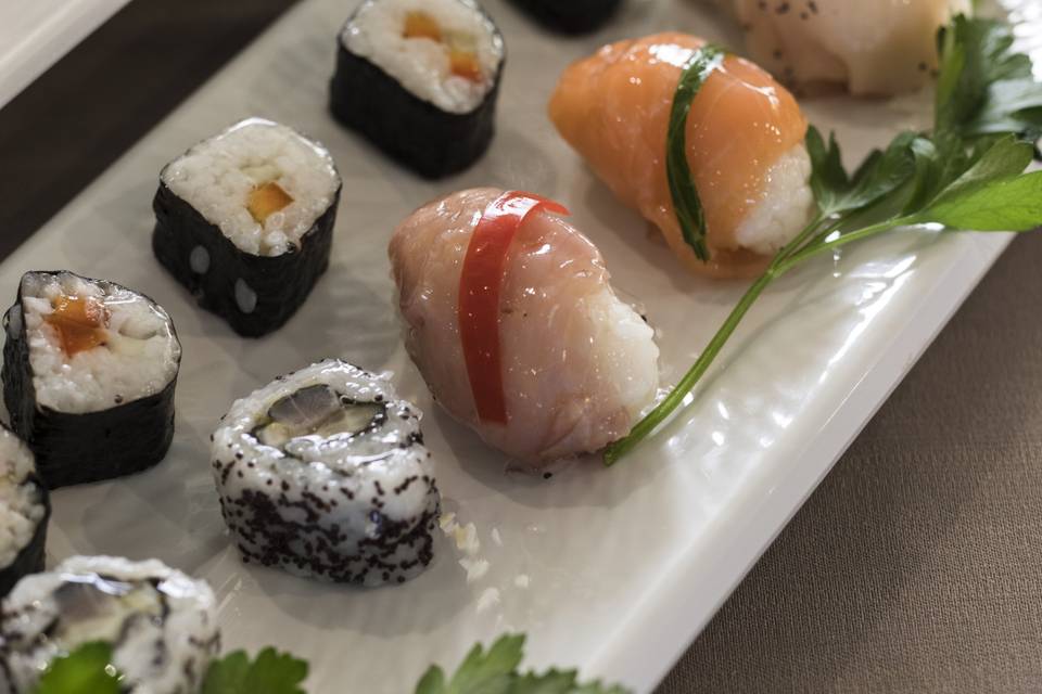 Aperitivo, sushi