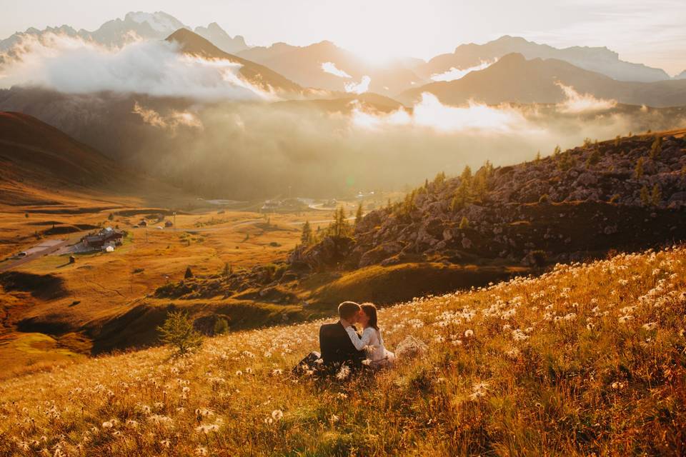 Matrimonio sulle Dolomiti