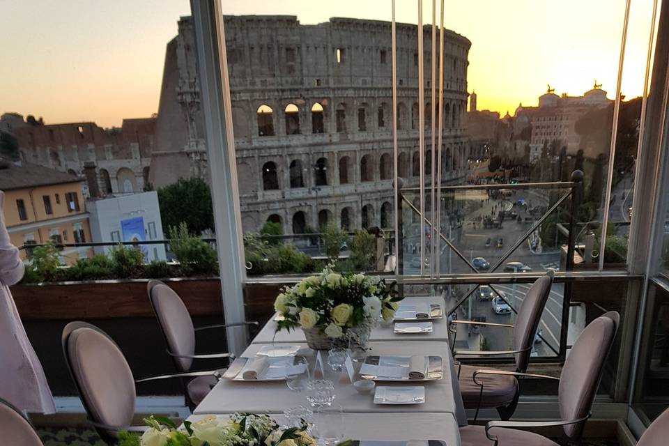 Cena con vista Colosseo