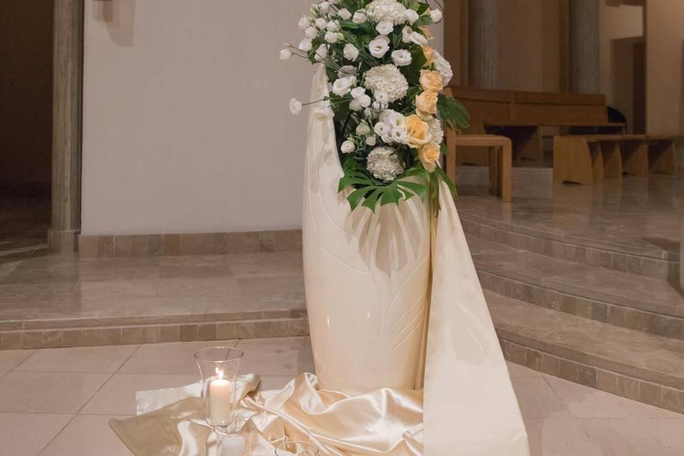 Rose e ortensia
