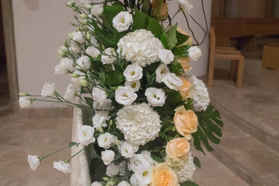 Rose e ortensia