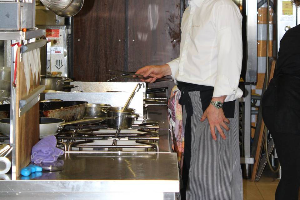 Chef al lavoro