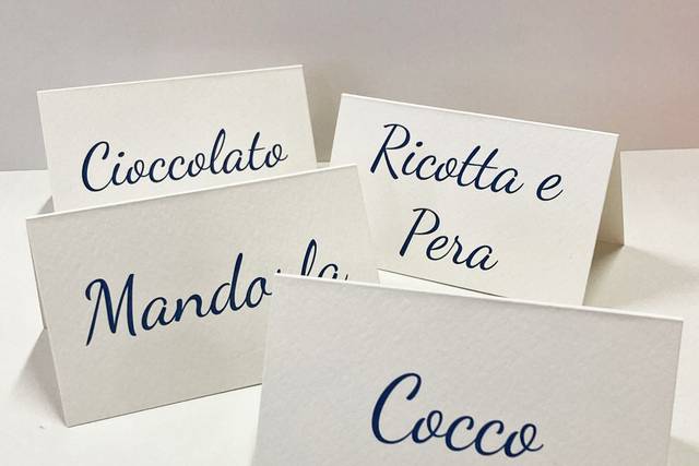 Cartellini confetti