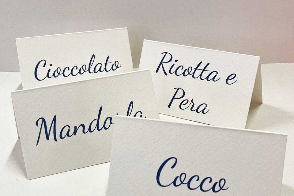Cartellini confetti