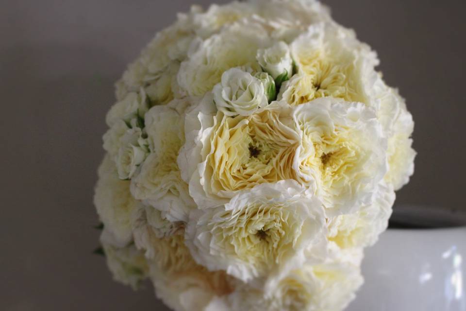 Bouquet sposa Roses Austin