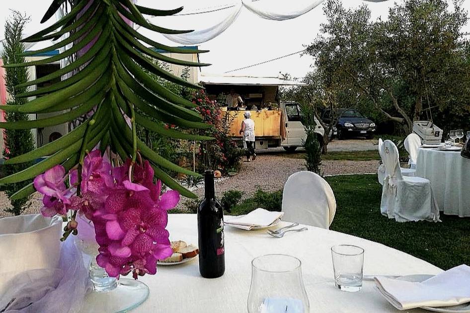 Catering in Giardino Privato