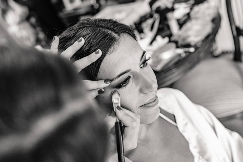 Preparazione sposa