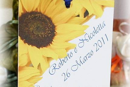 Menu fiore Girasole