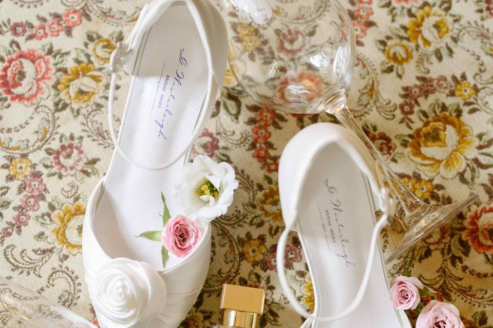 Scarpe da sposa avorio