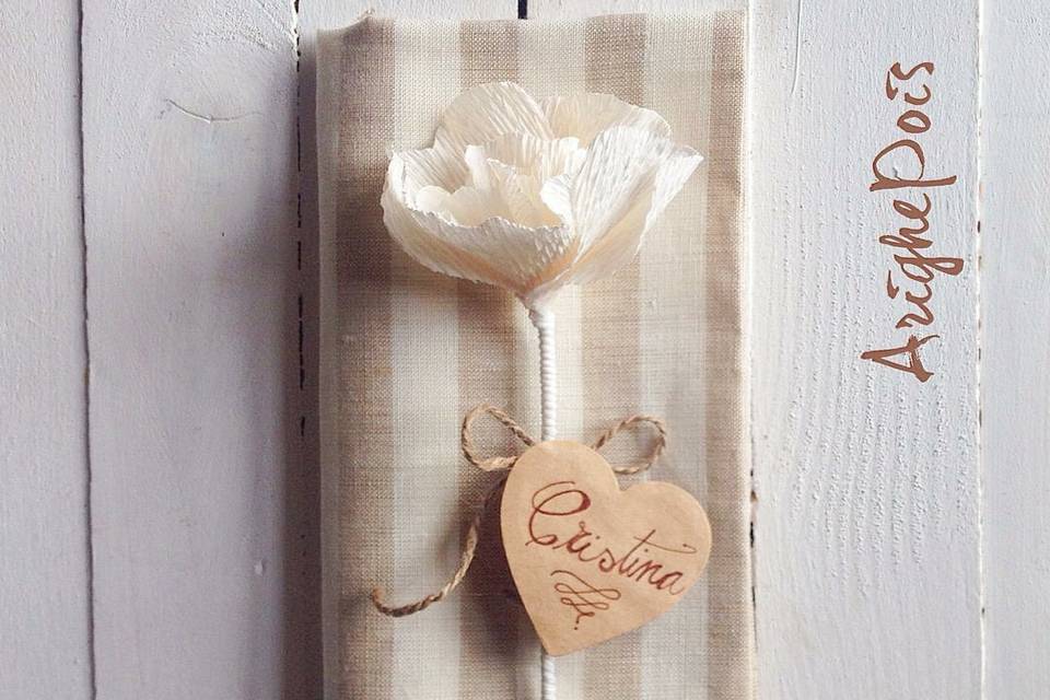 Segnaposto shabby