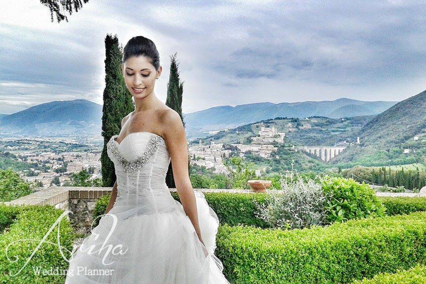 Matrimonio romantico in villa