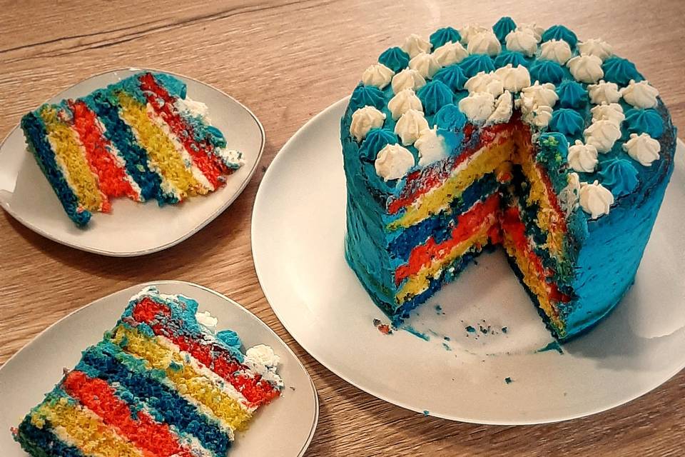 Rainbow cake