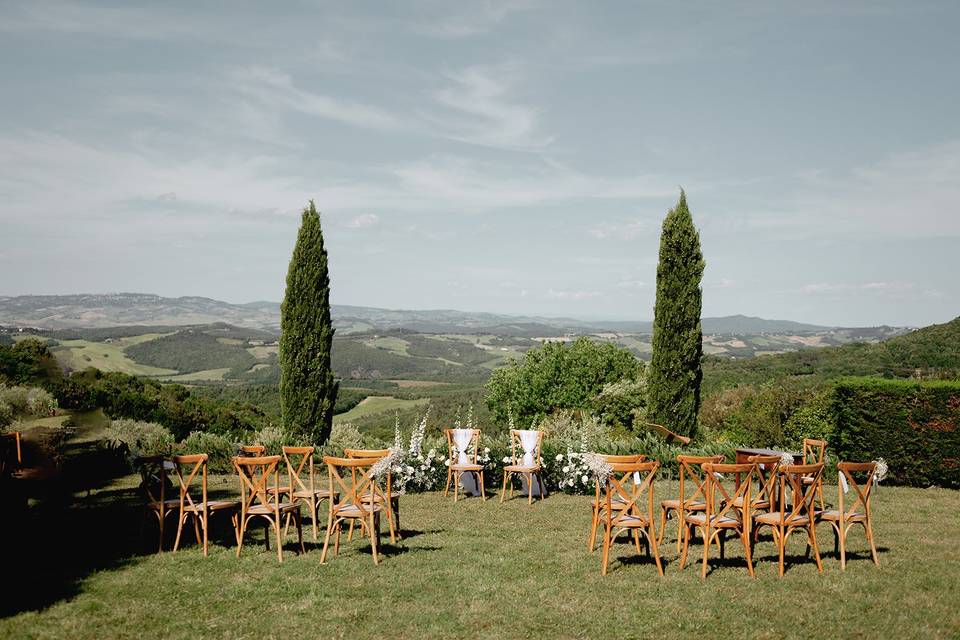 Cerimonia in giardino