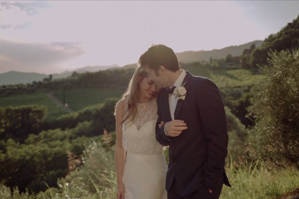 Intimate wedding in Tuscany