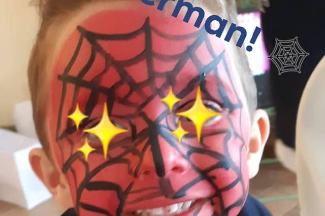 Trucco spiderman!