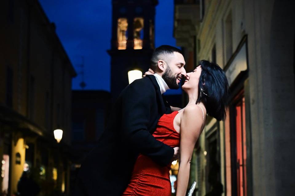 Baci nella città di Parma