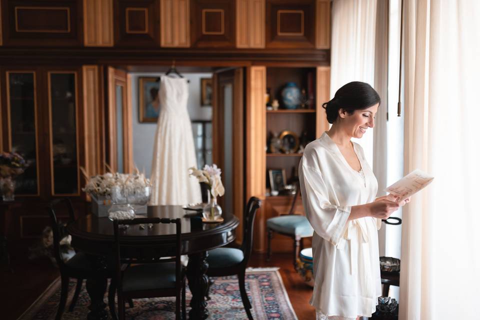 Preparazione sposa