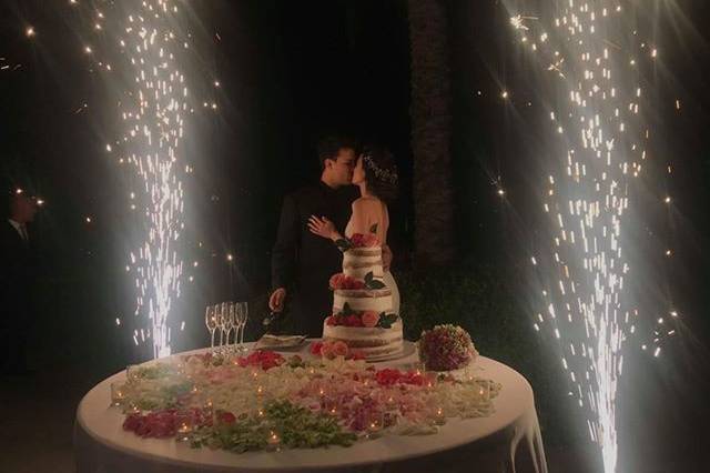 Attimi romantici-wedding cake