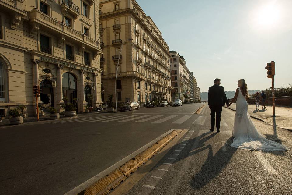 Passeggiata a napoli