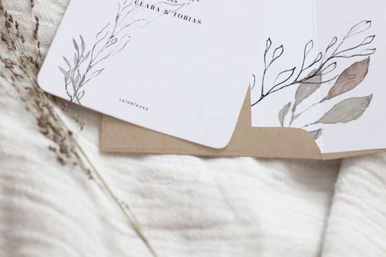 Partecipazione floreale