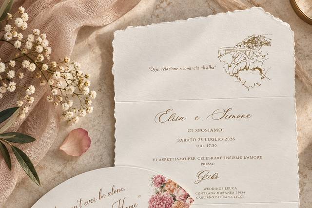 Partecipazione floreale