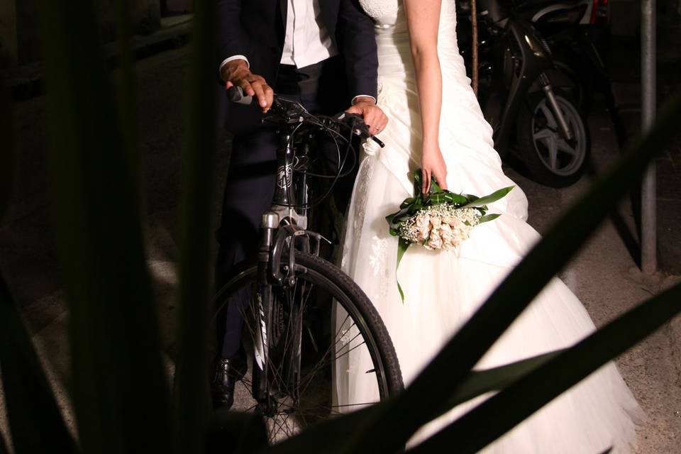 Sposi in bici