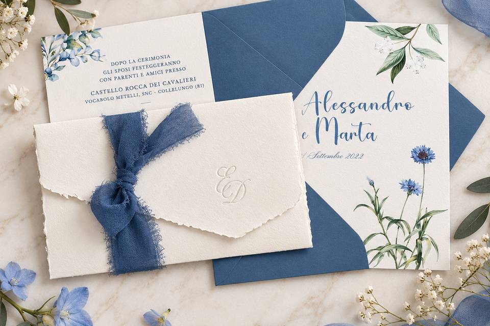 Partecipazione floreale