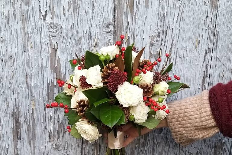 Bouquet sposa invernale