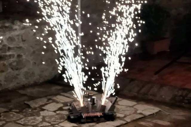 Piroarts fuochi artificiali per il matrimonio a Bergamo