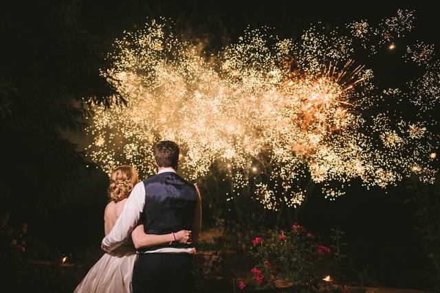 Piroarts fuochi artificiali per il matrimonio a Bergamo 