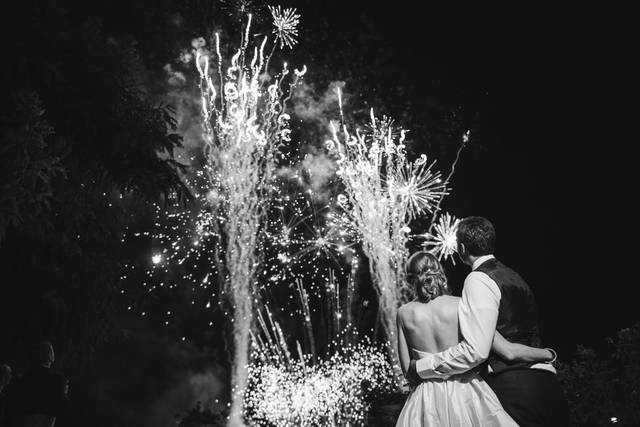 Piroarts fuochi artificiali per il matrimonio a Bergamo 