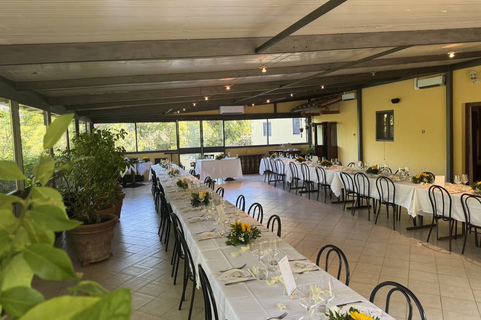 Sala con piante