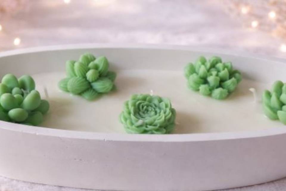 Vaso ovale con fiori